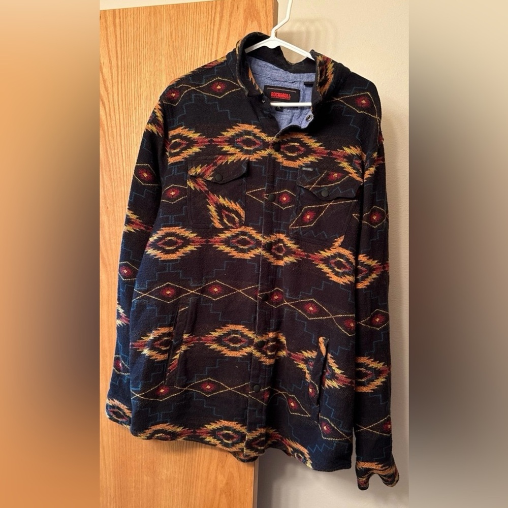 XL - Rock&Roll Denim Long Sleeve